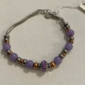 Brosway purple stone bracelet NWT